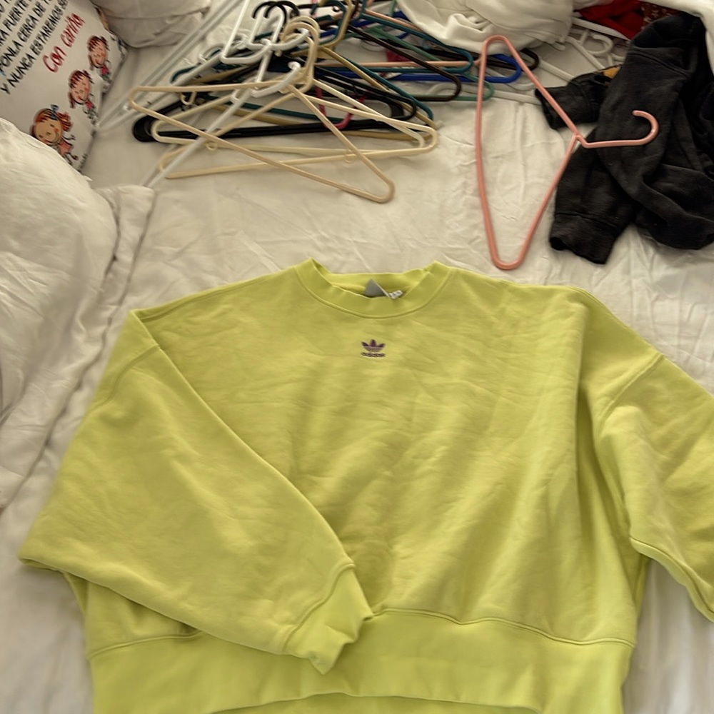 oversized Adidas pull over